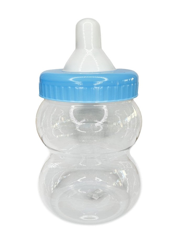Crafts Central Jumbo Plastic Fillable Baby Shower Milk Bottle, Coin Bank, Favor Decoration (Blue, 10" Inch) - Image 2